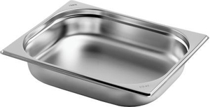 Edelstahl-Gastronorm-Behälterpfanne für Buffet, GN 1/2 100 mm